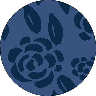 Bonateks, Round Digital Printed Mouse Pad, Non-Slip Base, for Office and Home, Diameter:22cm