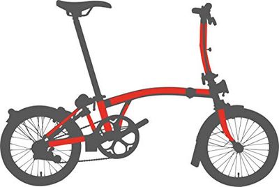 Bike Shield Brompton, Kit Scudo Unisex, Trasparente Opaco, Taglia Unica