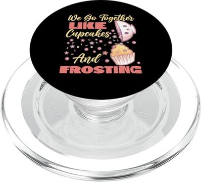 Vamos juntos como cupcakes y glaseado PopSockets PopGrip para MagSafe