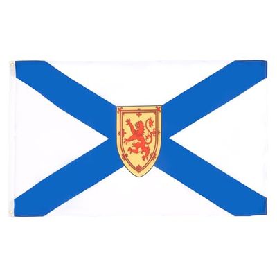 AZ FLAG - Drapeau Nouvelle-écosse - 150x90 cm - Drapeau 100% Polyester Avec Oeillets Métalliques Intégrés - Pavillon 110 g