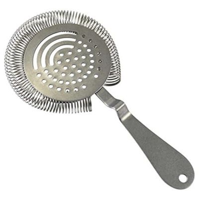 Genware Vintage Sprung Premium Julep Strainer, Cocktail Strainer, Vintage Barware, Cocktail Equipment
