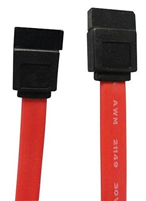 Waytex 19211 SATA-kabel voor harde schijf, 0,30 m, rood
