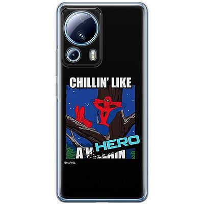 ERT GROUP mobiltelefonfodral för Xiaomi 13 LITE/CIVI 2 originalt och officiellt licensierat Marvel mönster Spider Man 033 anpassad till formen på mobiltelefonen, fodral tillverkad av TPU-plast