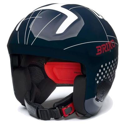 Briko Vulcano 2.0 USA Casco, Adultos Unisex, Turquesa, M