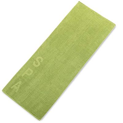 aqua-textil Bahamas Serviette de Sauna 80 x 200 cm Vert Coton Serviette de Sauna Serviette éponge Serviette de Douche