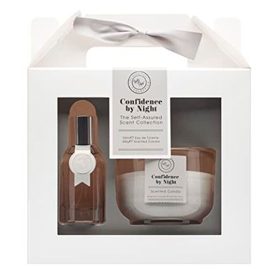 Confidence By Night. The Self-Assured Scent Collection. 50ml Eau de Toilete and Scented Candle