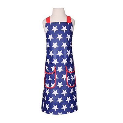 Dexam 16150333 Children's Star Apron, Cotton, Blue