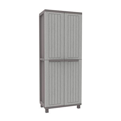 Terry, Jwood 268, Armario 2 Puertas con 3 Estantes Internos. 68x37,5x170 cm