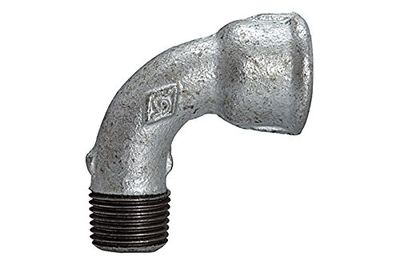 Arc 1a, court, 90°, IG/AG, Rp/R 2, température de fonctionnement -20 °C à 300 °C, fonte noire, galvanisée à chaud, DIN EN 10242.