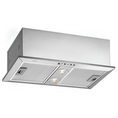 TEKA Sino extrator telescópico de 55 cm com motor de urbina dupla, 3 velocidades, 2 lâmpadas LED, recirculação de ar potente e silenciosa, GFH 55
