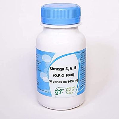 Omega 3, 6 y 9 1400 mg 50 perlas GHF