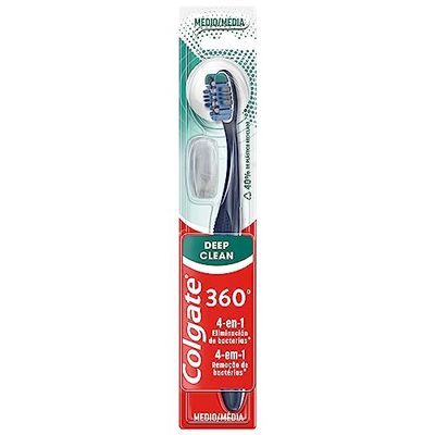 Colgate Cepillo de Dientes 360º, Medium, 1 Unida