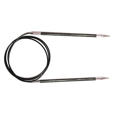 KnitPro Royale Tricoter Circulaire Fixe, Bouleau/en Laiton, Multicolore, 100 cm x 4,50 mm