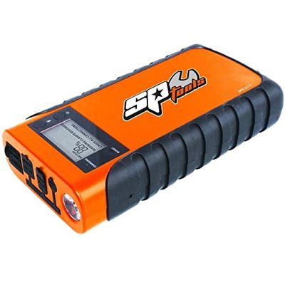 SP TOOLS SP61071 - Mini booster per batteria per auto compatta, 12 V, 700 A, batteria esterna leggera, multifunzionale, 250 a 700 A, porte 12 V e USB 5 V, utensili per auto, qualità professionale