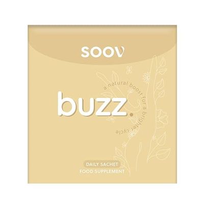 Buzz by Soov | Natural Boost for a Brighter Cycle | 7-Day Period Supplement (5 Capsules a Day) | G&G Vitamins