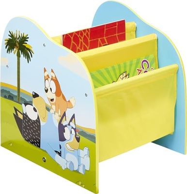 Bluey Kids Sling Boekenkast - Slaapkamer Boek Opslag (bij benadering) 39,5 cm (H) x 39,5 cm (B) x 35 cm (D) 14365