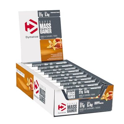 Dymatize Super Mass Gainer Bar Vanilla Caramel Fudge - Barre Weight-Gainer + protéines