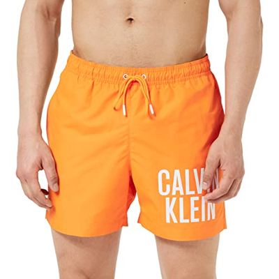 Calvin Klein Medium trekkoord voor heren, Zon gekust Oranje, M