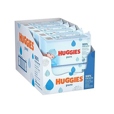 Huggies Baby Wet Pure Extra Care Chusteczki - 72 x 10 pudełek