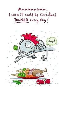 Leon de Kameleon Humor Card Card 5 x 9 ins