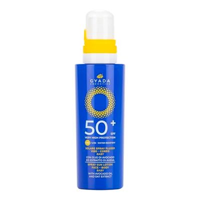 GYADA COSMETICS, Crema solar facial SPF50+ protección muy alta, nutritiva y protectora, crema solar facial de absorción rápida, resistente al agua, no se oxida ni aplícica, 50 ml