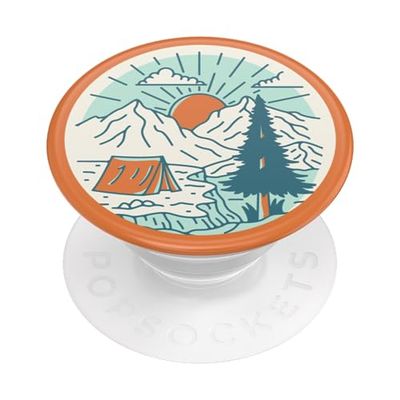 PopSockets: PopGrip - Supporto e Impugnatura per Telefoni Cellulari e Tablet con un Top Intercambiabile - Get Outside