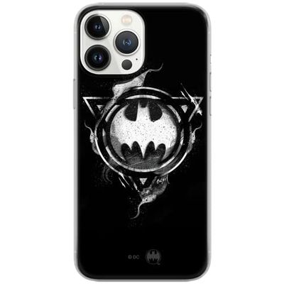 ERT GROUP mobiltelefonfodral för Samsung S10 originalt och officiellt licensierat DC mönster Batman 013 Vit optimalt anpassad till formen på mobiltelefonen, fodral tillverkad av TPU-plast