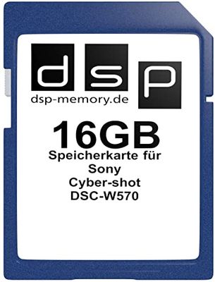 Tarjeta de Memoria de 16 GB para Sony Cyber-Shot DSC-W570