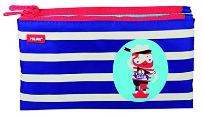 Milan Club Estuches, 22 cm, Azul