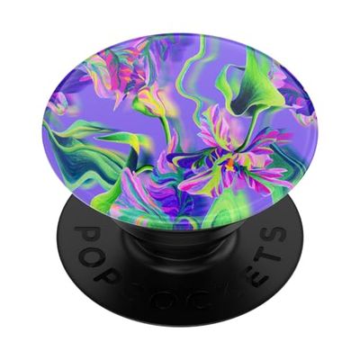 PopSockets: PopGrip - Supporto e Impugnatura per Telefoni Cellulari e Tablet con un Top Intercambiabile - Bleary