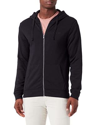 Teddy Smith G-Narky Hoody dragkedja tröja, svart, M herr