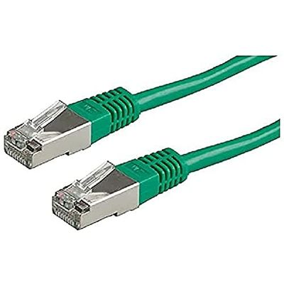 Roline 21.15.0353 RJ45 netwerkkabel, patchkabel CAT 5e S/FTP 3,00 m groen 1 st.