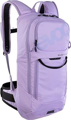 EVOC FR LITE RACE 10 protector rugzak ideaal voor enduro wedstrijden, rugzak (fietsrugzak met LITESHIELD BACK rugprotector, LITESHIELD SYSTEM AIR, gereedschapsvak, maat: S), Purple Rose