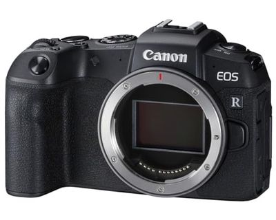 Canon EOS RP mirrorless Full-Frame nera, body (26,2 Mp, 5 fps, processore Digic 8, video 4K UHD, Dual pixel CMOS AF, Display touchscreen orientabile da 7,5 cm, Wi-Fi, Bluetooth)