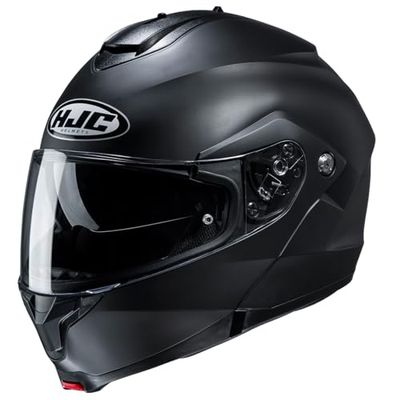 HJC, Casque Moto Modulable C91N UNI Semi Mat Noir, XXL
