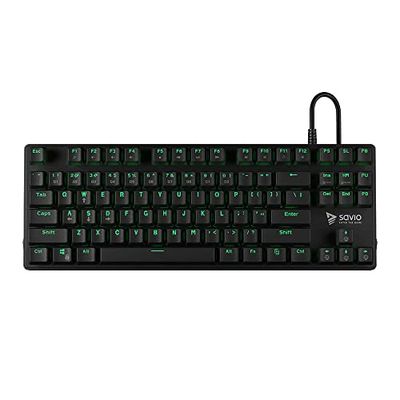 SAVIO Mechanical Gaming Keyboard Tempest RX TKL Outemu Brown USB QWERTY English Black