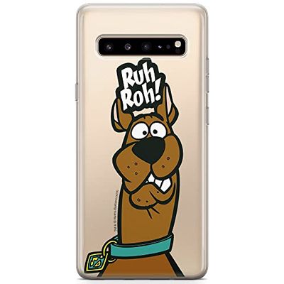 ERT GROUP Custodia per Samsung S10 5G originale e ufficiale Scooby DOO 007 con licenza Scooby DOO 007, perfettamente adattata alla forma del telefono cellulare, parzialmente trasparente