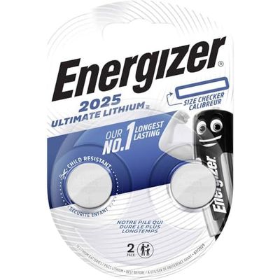 Energizer E301319400 - Batteria speciale al litio, tipo CR, 2 pezzi, colore: Cromo