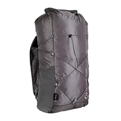Lifeventure Sac à Dos imperméable Pliable de 22 litres, idéal pour Les Sports Nautiques en Plein air, la Natation et Le Kayak, Gris, 22 Litre, Moderne