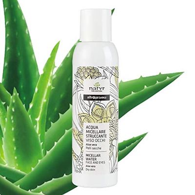 Natyr Fair & Natural Make-up Entferner Aloe Vera Gesicht und Augen, trockene Haut, 125 ml