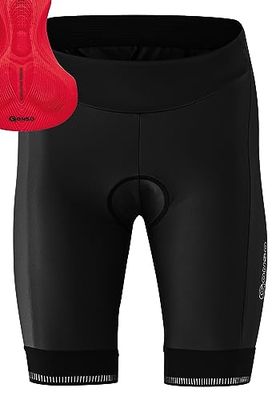 Gonso Sitivo W, Cuissard court pour femme, Avec peau de chamois Sitivo Confort, Haute élasticité et élastique en silicone antidérapant, Coupe ajustée, Noir, 40