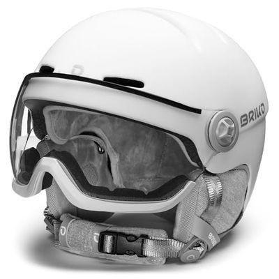 Briko Blenda Visor Photo, Helmet Kvinna, Matt White, S