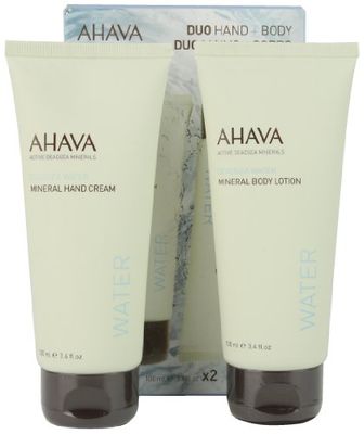 AHAVA Mineral Duo Hand Cream and Body Lotion Gift Pack