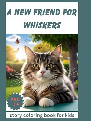 A NEW FRIEND FOR WHISKERS: STORY COLORING BOOK FOR KIDS