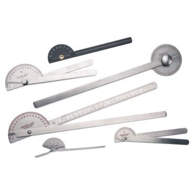 Baseline 12-1043 Stainless Steel Goniometer Set, Pack of 6