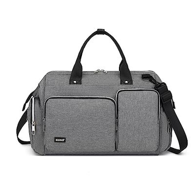 Kono Unisex's Eq2036 Diaper Bag, Gray