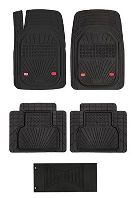 BREMER SITZBEZÜGE 5-delige vloermatten voor het hele jaar door antislip matten van rubber geschikt voor Mazda 6 GJ personenauto, vrachtwagen, bus, SUV of camper caravan accessoires