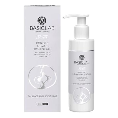 BasicLab Émulsion nettoyante dermatologique pour le visage 300 ml – Pour peaux ultra sensibles, nettoyage du visage, nettoyant avec céramides, panthénol et vitamine E
