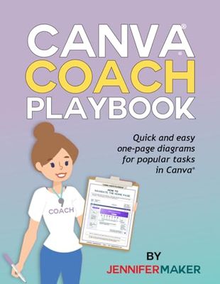 Canva Coach Playbook: Quick and Easy One-Page Diagrams for Popular Tasks in Canva
