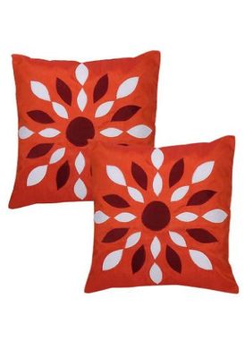 Rajrang Funda de cojín, Naranja